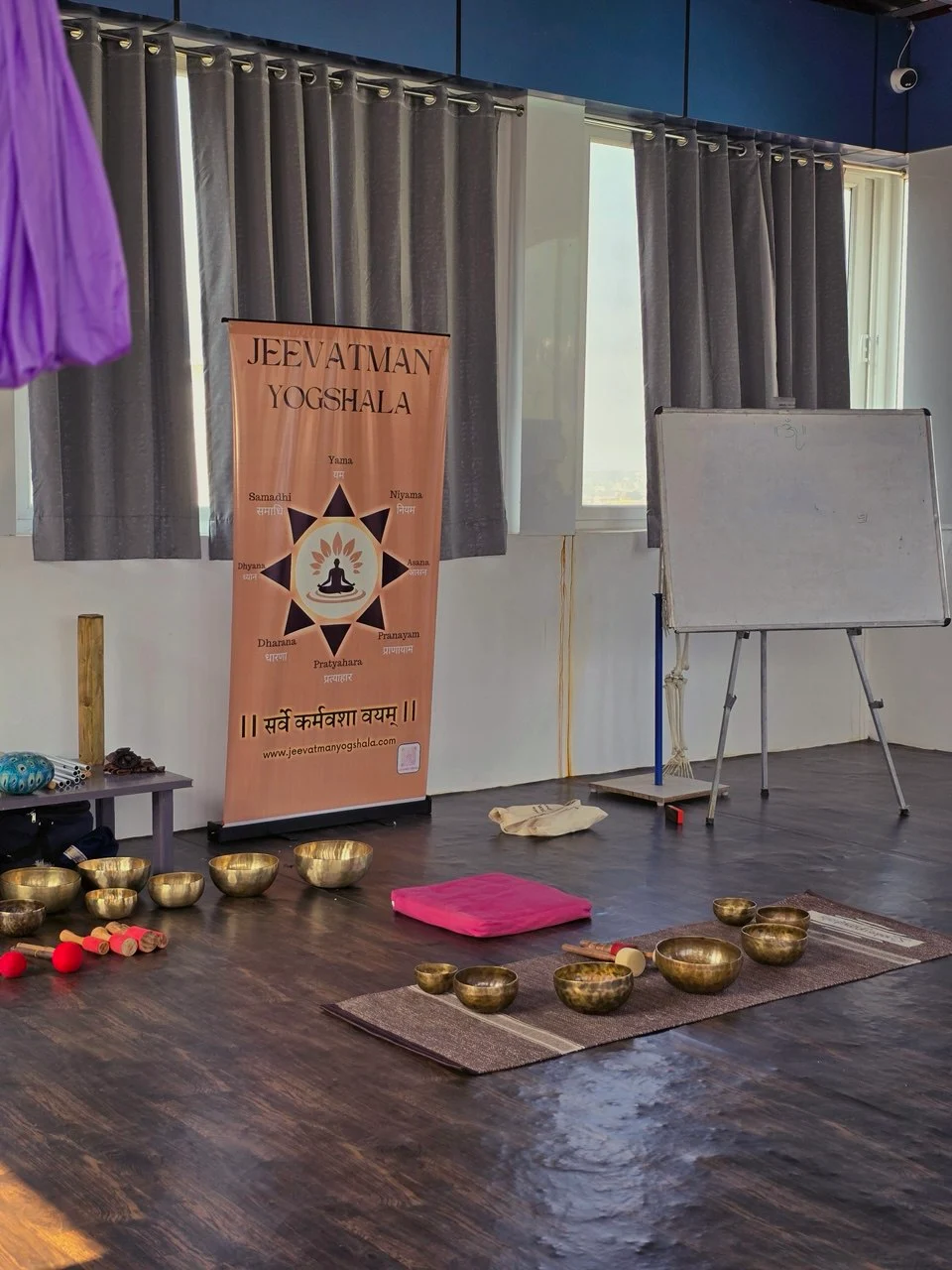 Sound Healing Hall at Jeevatman Yogshala